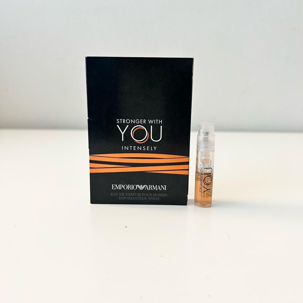 🌸ARMANI Stronger With YOU Intensely EDP Vial Spray Sample 1.2 mL